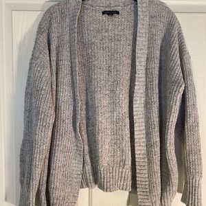 Super soft light gray cardigan